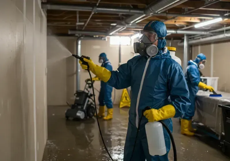 Basement Sanitization and Antimicrobial Treatment process in Keewatin, MN